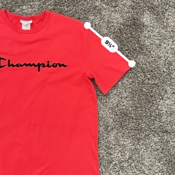 Champion Red Men's T-Shirt - Picture 6 of 7